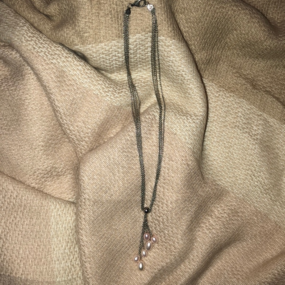 925 Silver and Pearl Necklace